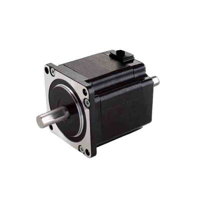 comprare 4 fili 2 fase motore stepper ibrido ad alta velocità motore stepper a doppio albero Nema 23 online manufacture