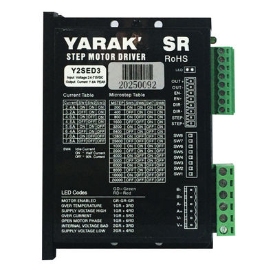 Y2SED3 7.8A DC Stepper Drive 2 fase con uscita di allarme 24 - 75VDC