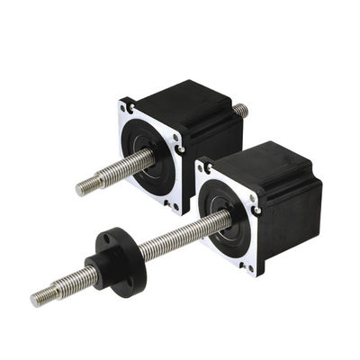 Serie 86LHS Sei fili 2000N Forza 2 Fase Nema34 Nessuna Nocciola esterno in cattività Hybrid lineare Stepper Motors Accuatori lineari